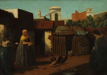 Patio porteño im Jahr 1850